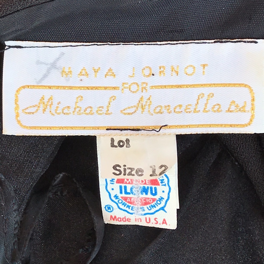 Gorgeous Maya Jornot vintage dress 12 - Picture 7 of 11